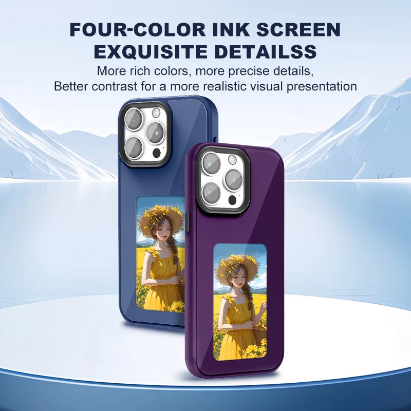 Phone case screen integrated