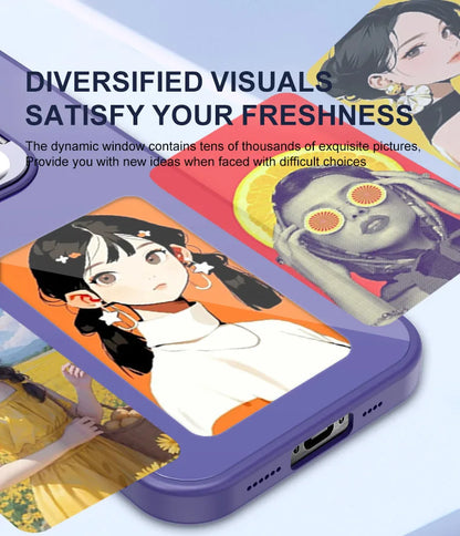 Phone case screen integrated
