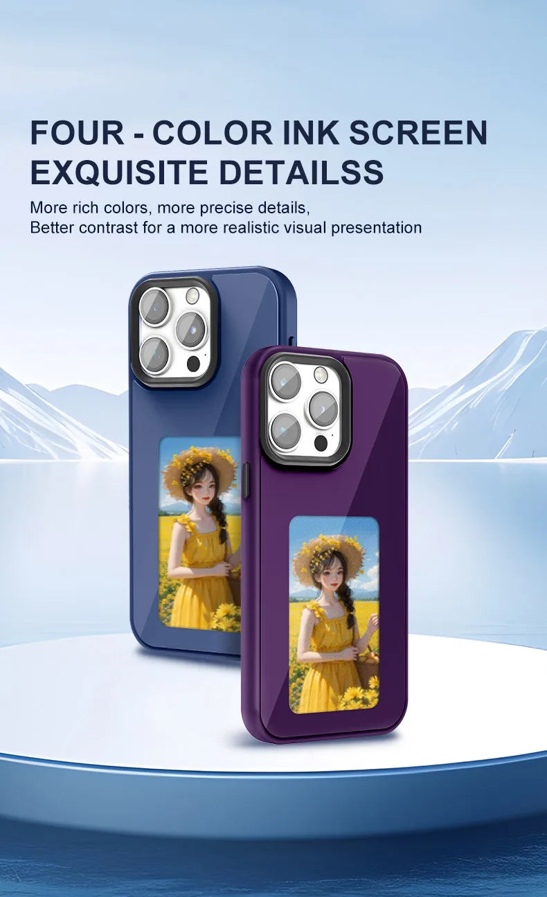 Phone case screen integrated