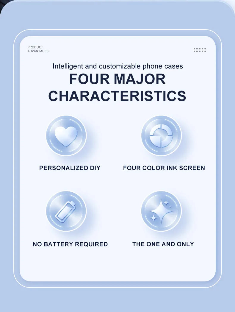 Phone case screen integrated